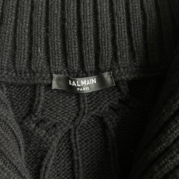 Balmain pullover zip up sweater - Picture 4 of 7